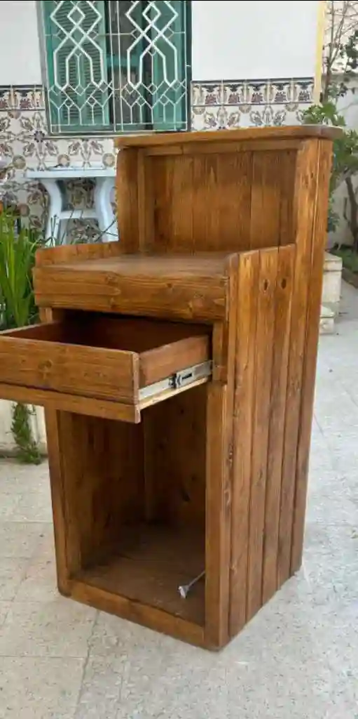 Caisse en Bois Naturel - Vue 3