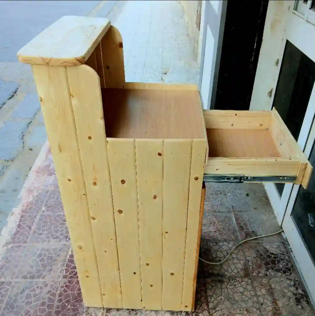 Caisse en Bois Naturel - Vue 4