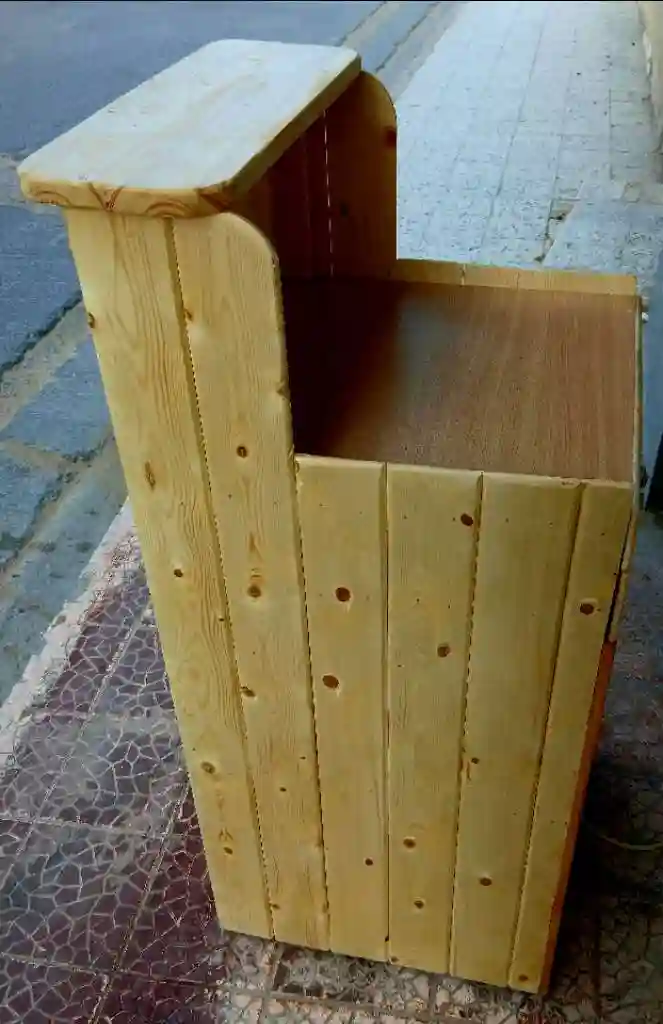 Caisse en Bois Naturel - Vue 5