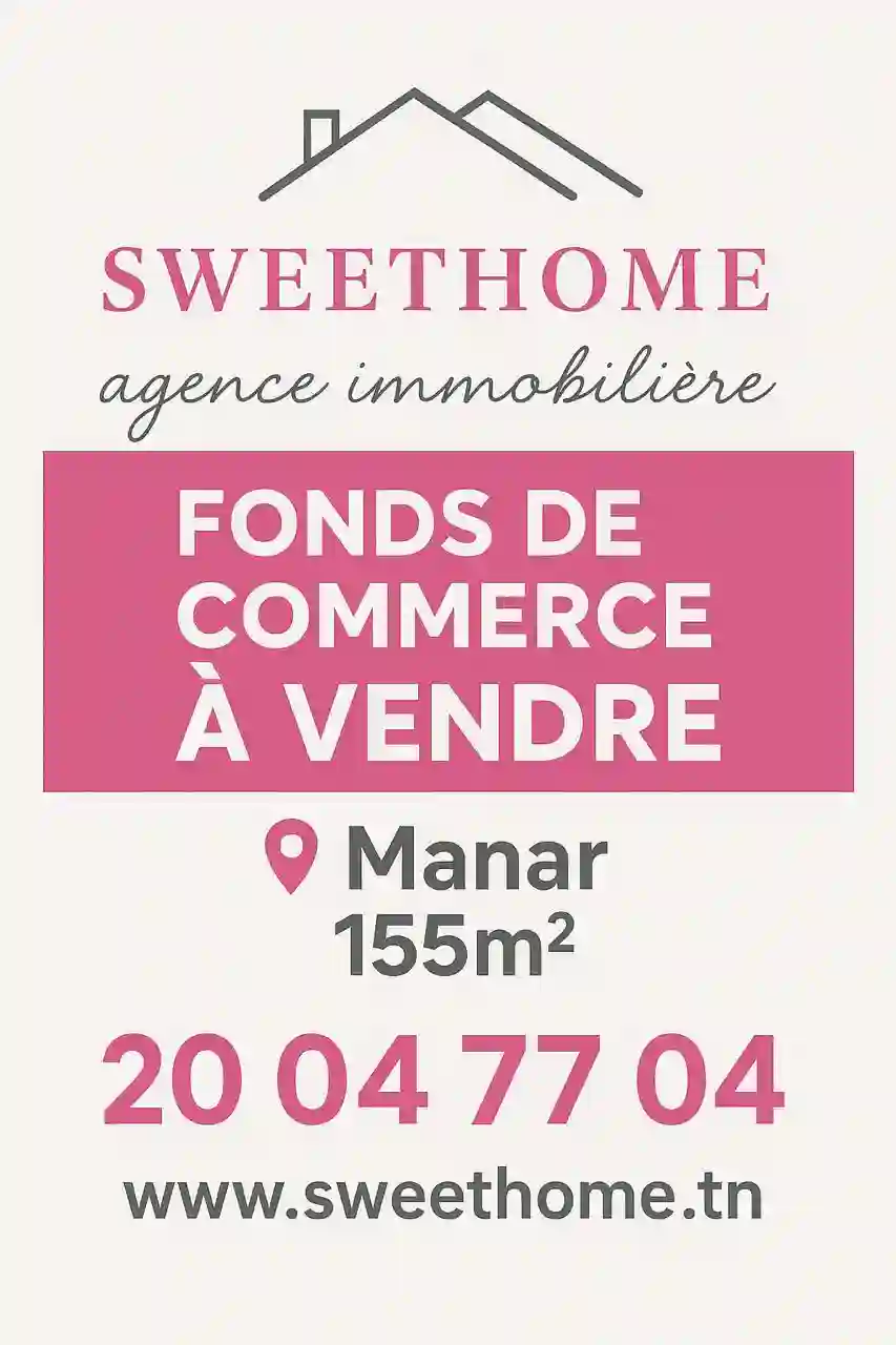 Fonds de Commerce à el Manar à El Manar 2