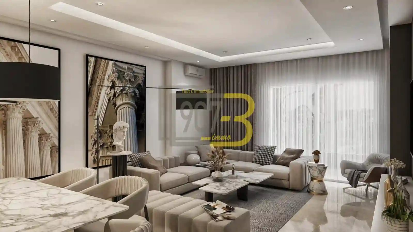 Un Appartement s2 Situé à Nouvelle Soukra à La Soukra - Vue 4