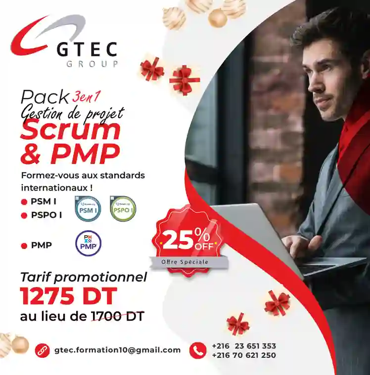 PACK EXCLUSIF 3en1 : SCRUM + PMP