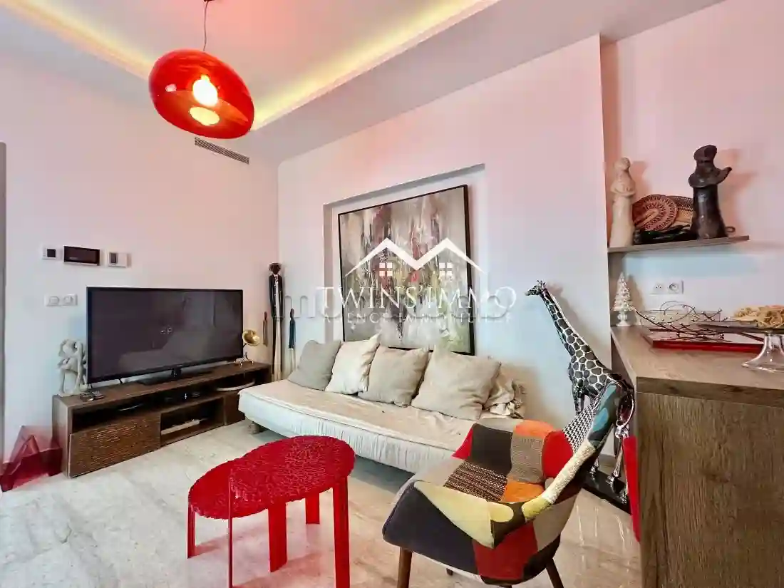 Appartement Meublé Avec Piscine à Carthage - Vue 1