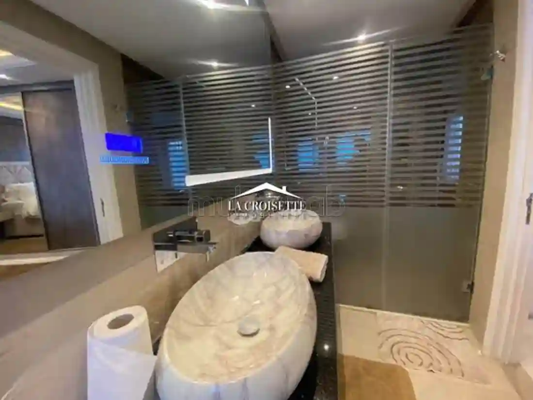 Duplex Meublé s3 vue sur mer à Gammarth Zdl0204 - Vue 3