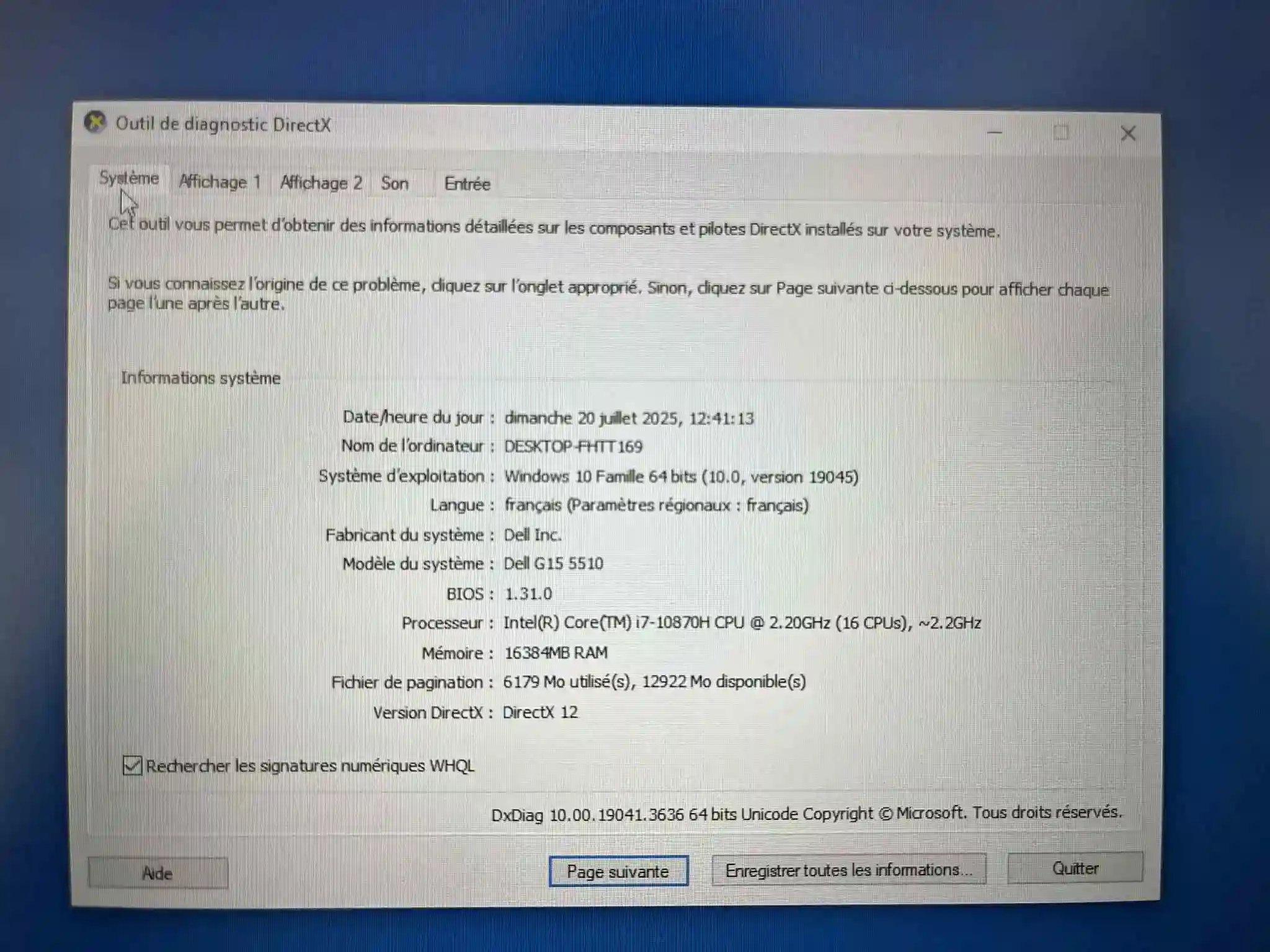 PC Portable Gamer Dell G15 - Vue 3