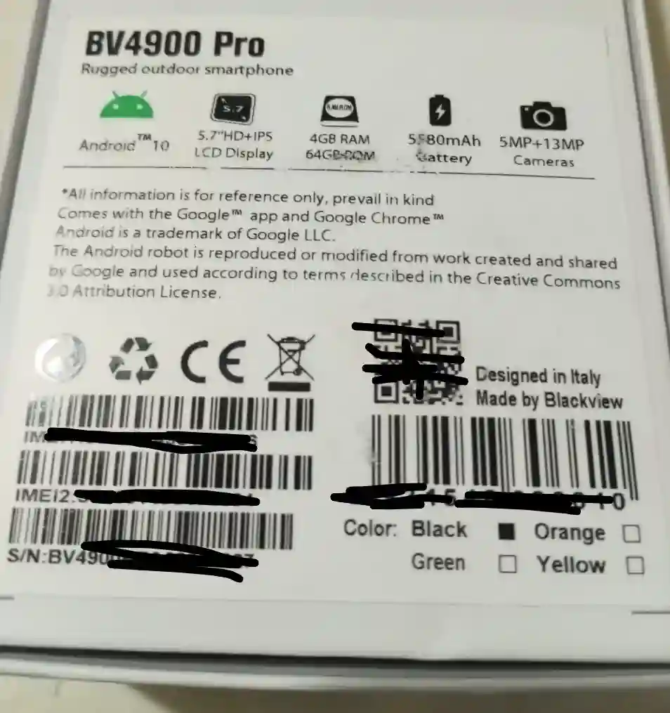 Smartphone BV 4900 PRO - Vue 5