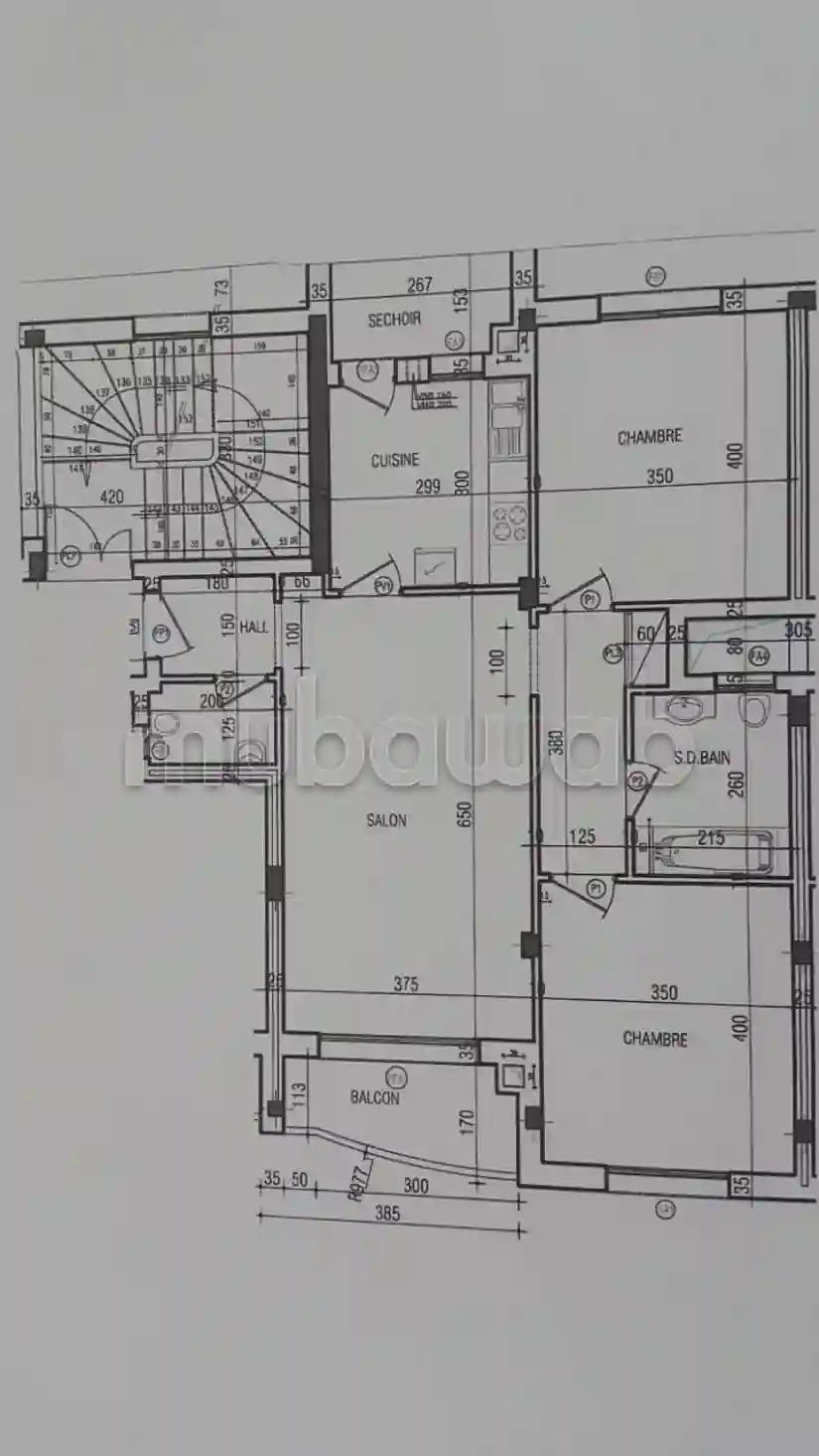 Appartement S2 à Louer Jinen de Carthage - Vue 2