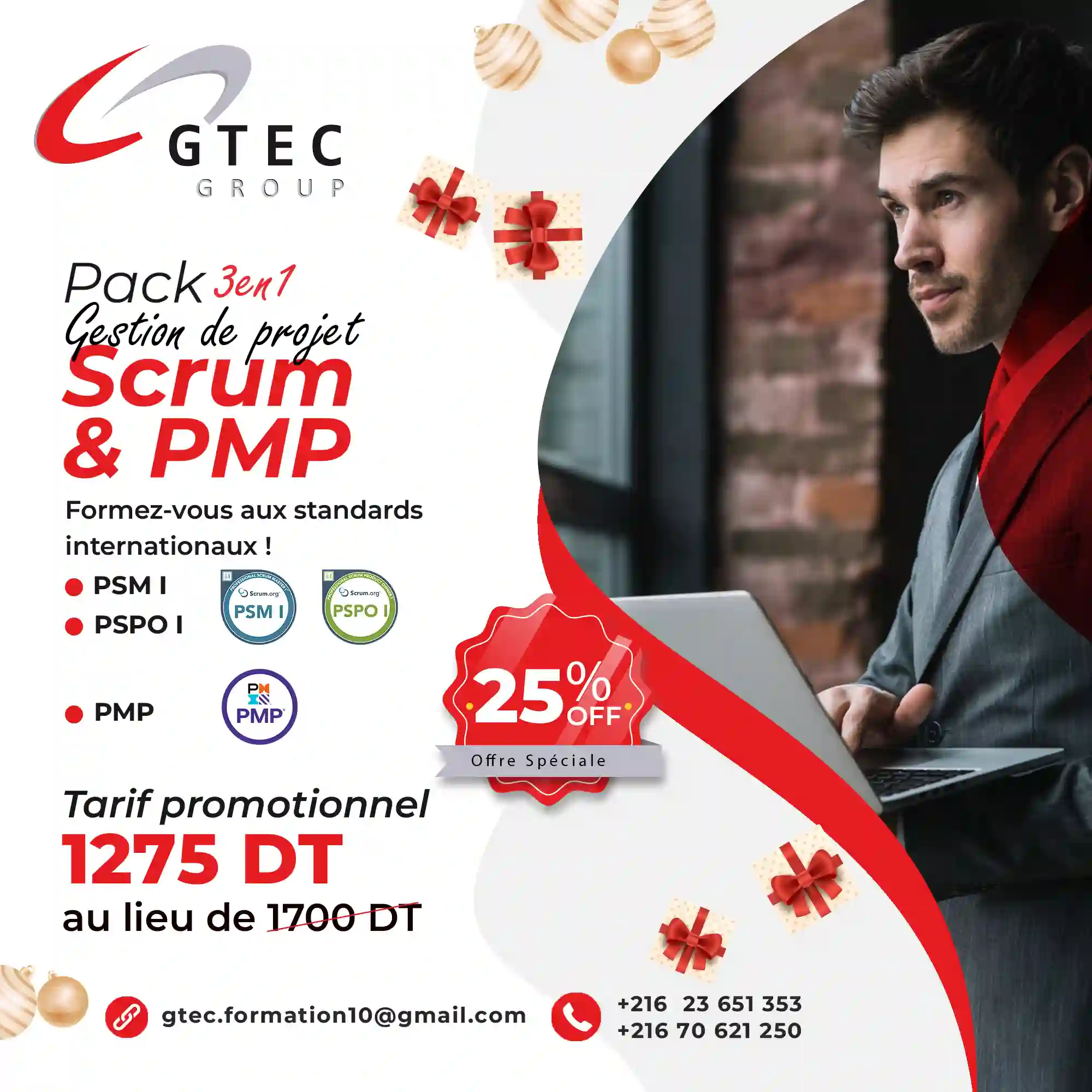 PACK EXCLUSIF 3en1 : SCRUM + PMP