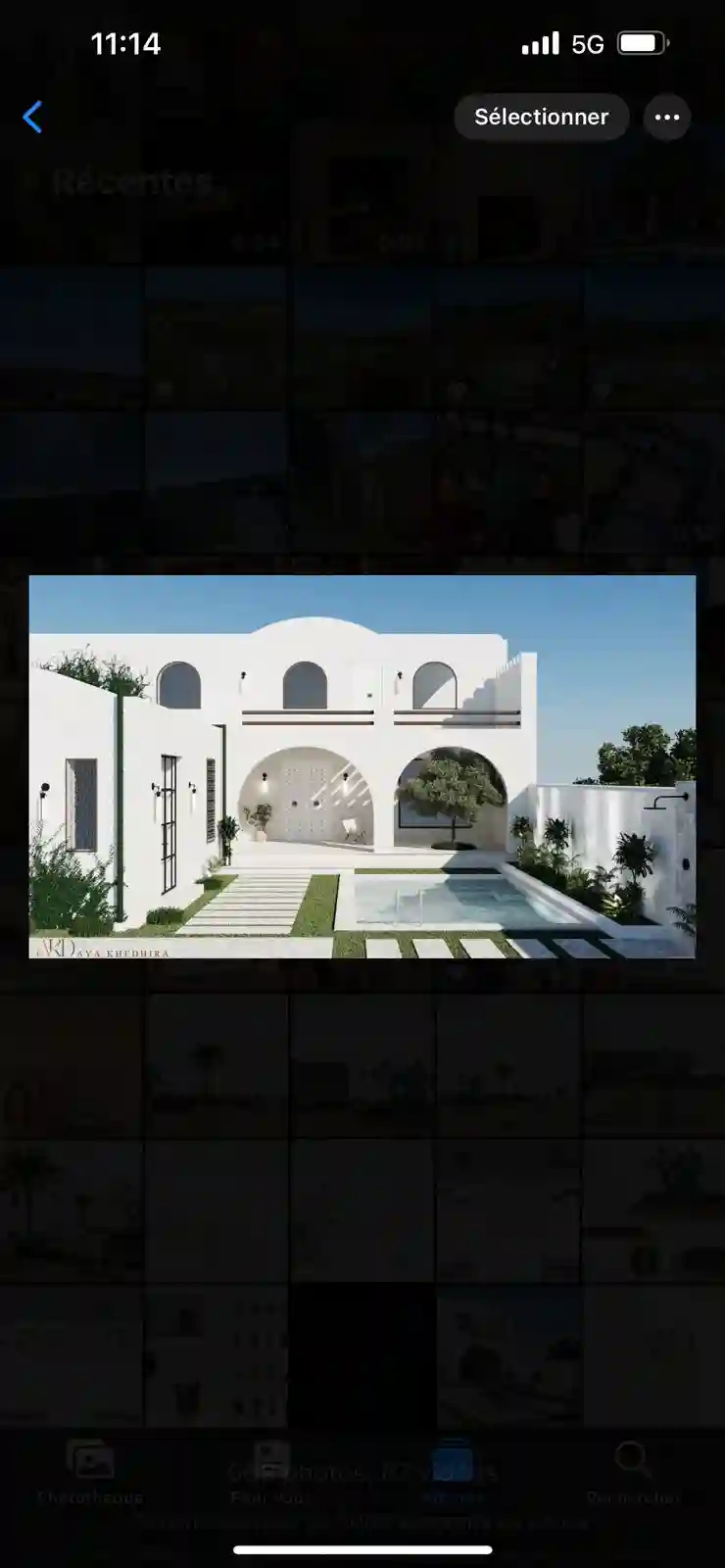 Villa Malek à Hammamet - Vue 1