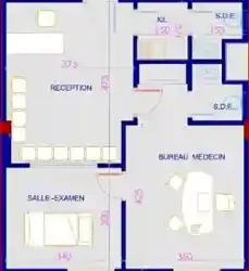 Apprt s2 Bureautique à Borj Louzir à La Soukra