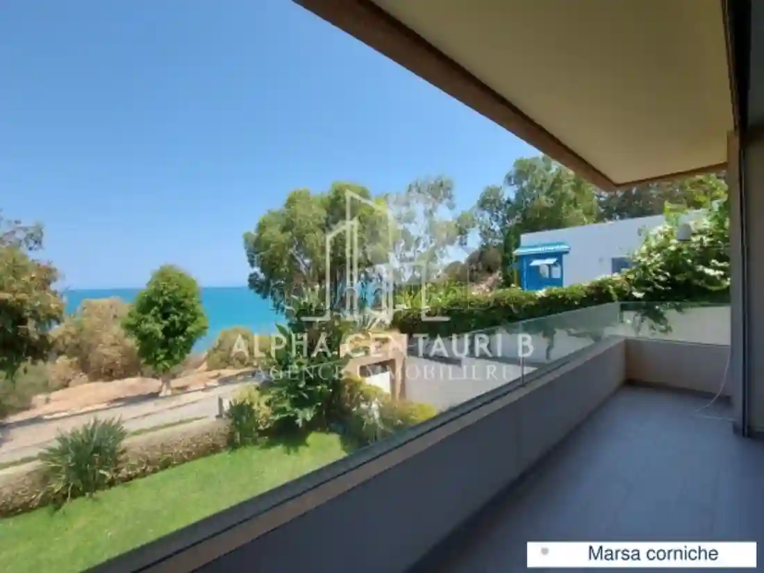 A Louer un Appartement en S3 Avec vue sur mer à la Marsa - Vue 2