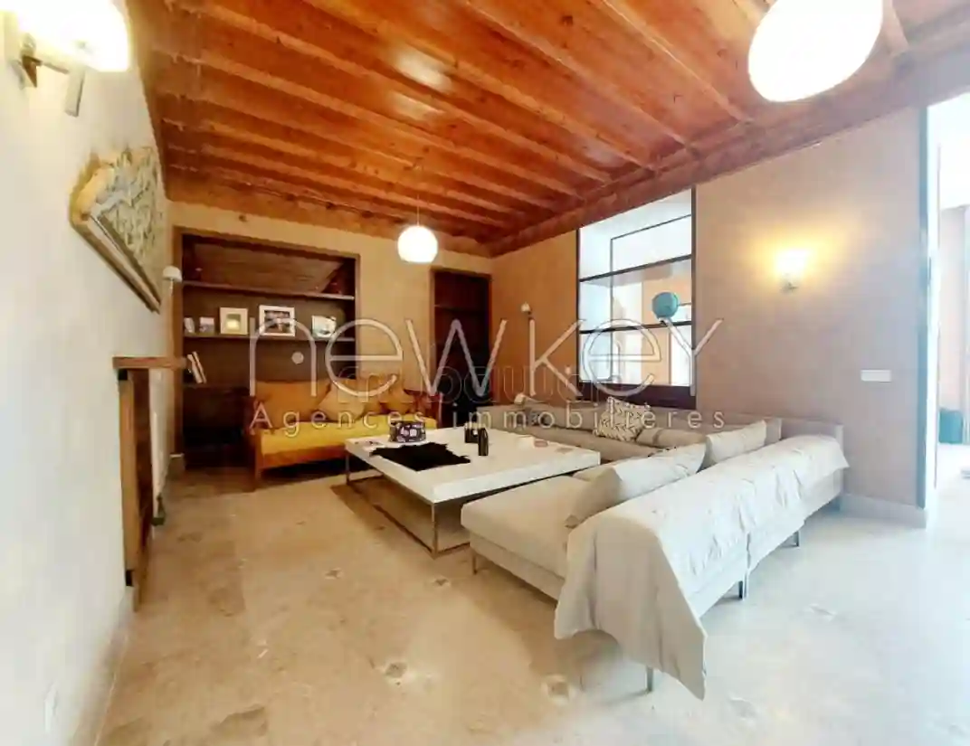 Rez de Chaussée Avec Piscine S4 Meublé à La Marsa - Vue 1