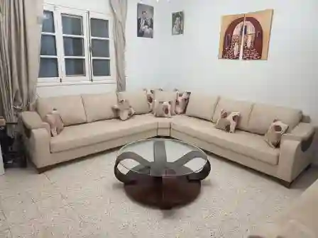 Salon 8 Places Coins de Salon Avec une Table Basse à Carthage - Vue 2