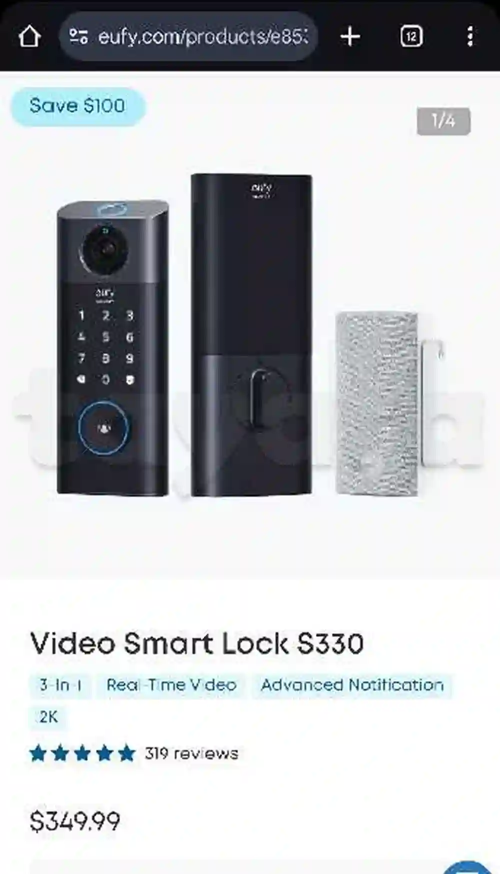 Serrure Intelligente Eufy