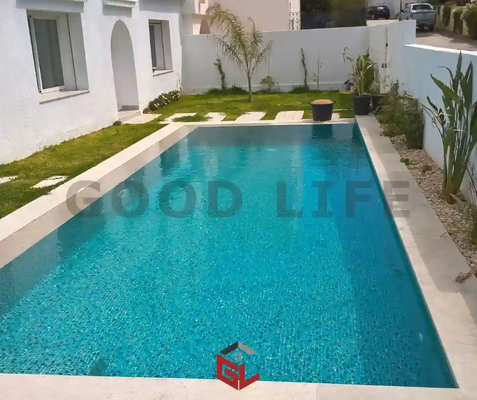 Villa Avec Piscine à Gammarth Supérieur à Gammart - Vue 1