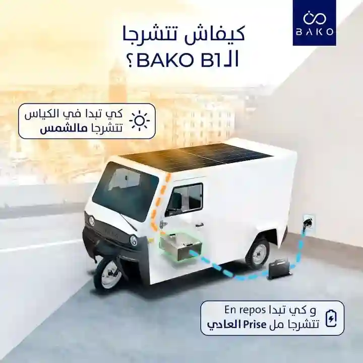 Tricycle Électrique Bako B1 - Vue 7
