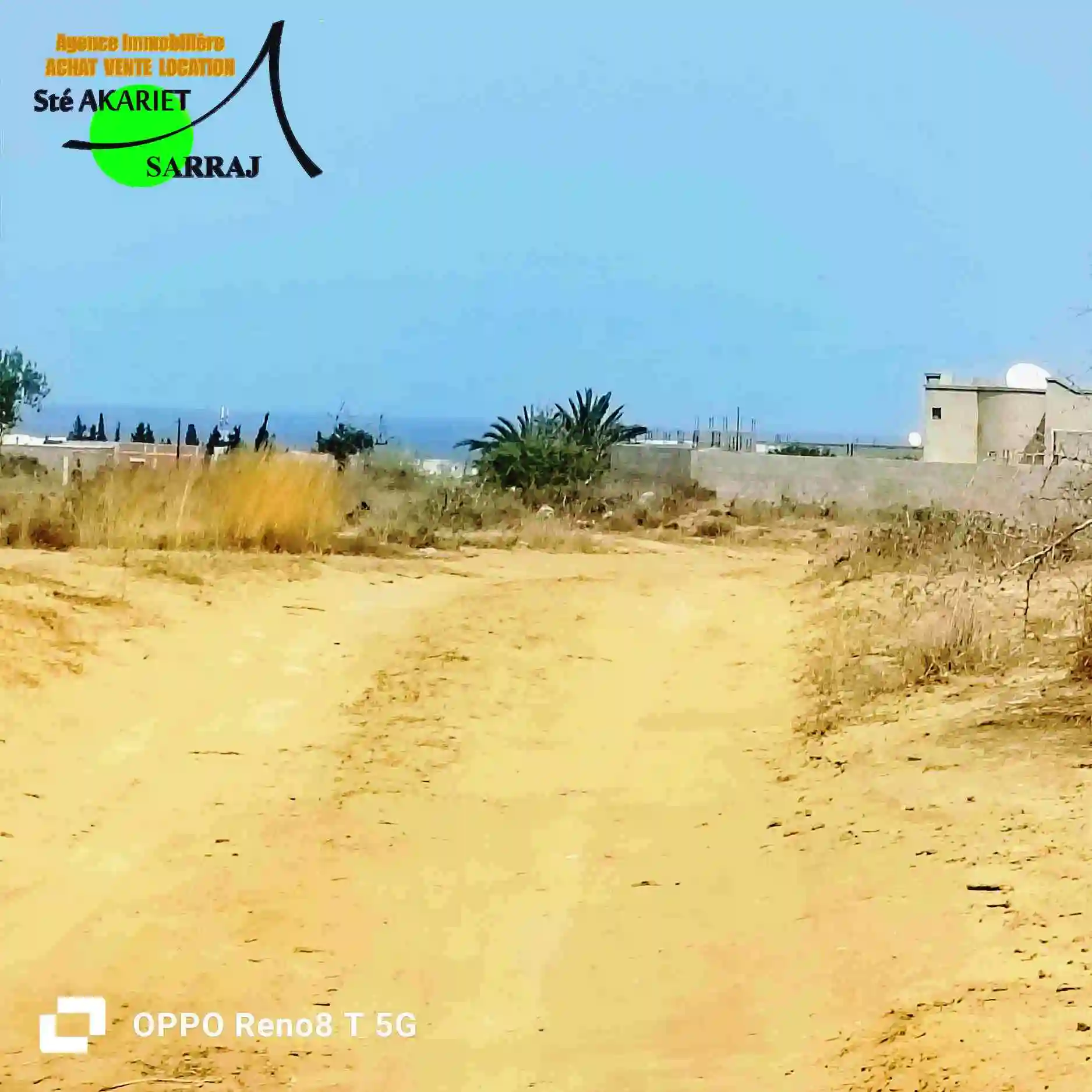 Terrain Agricole 3666m vue mer à Koussour Gharnata à Chatt Meriem - Vue 4