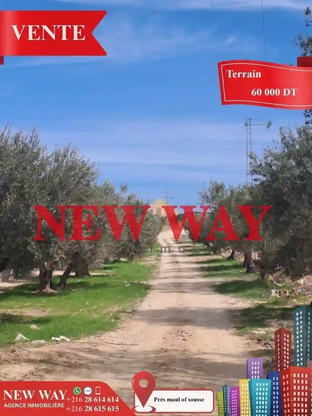 Terrain Prés Mall Off Sousse - Vue 1