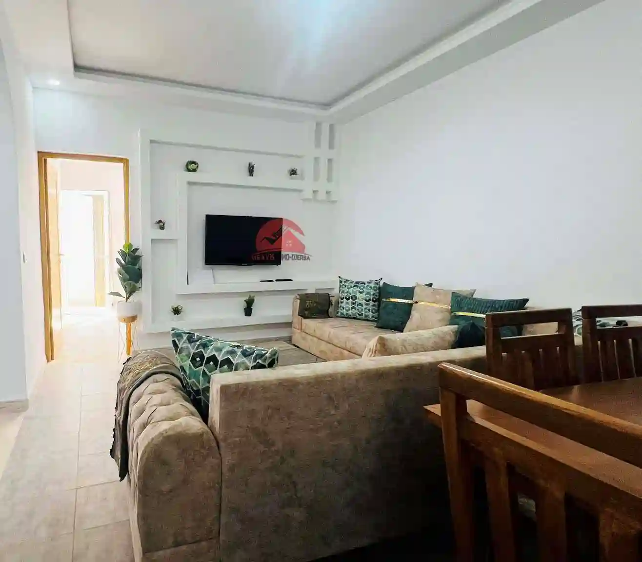 Location Annuelle Appartement en Zone Touristique Djerba l 782 - Vue 1