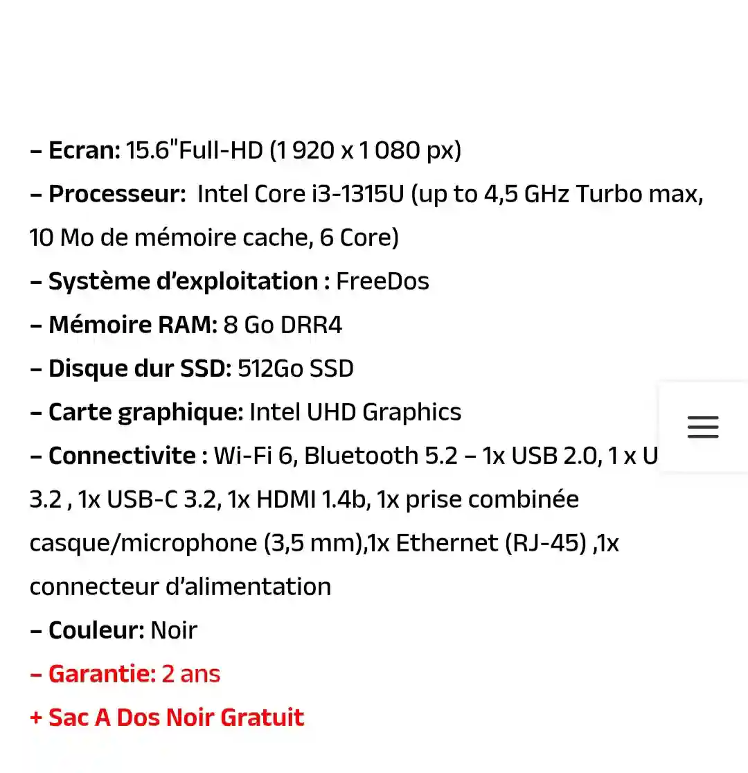 Pc Jamais Utilisé à Sfax Ville - Vue 3