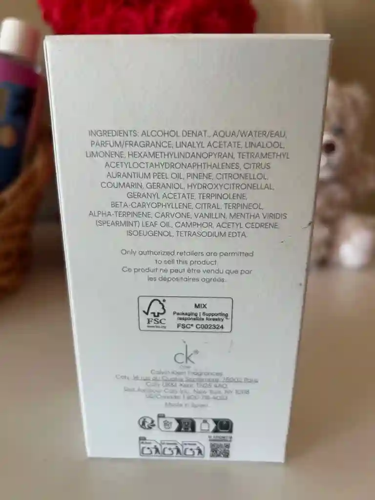 Parfum Calvin Klein 100ml - Vue 1