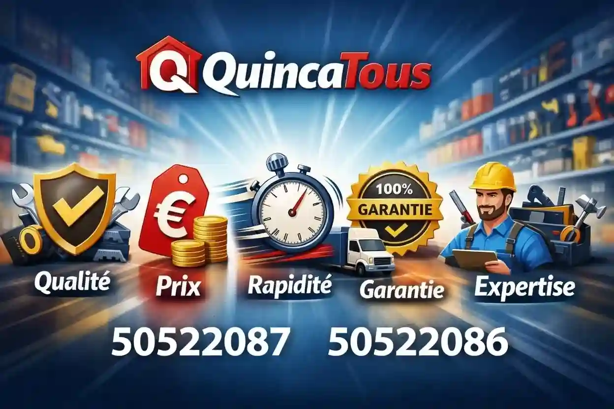 🔧 Quincatous – Produits Professionnels et Service Garanti - Vue 1