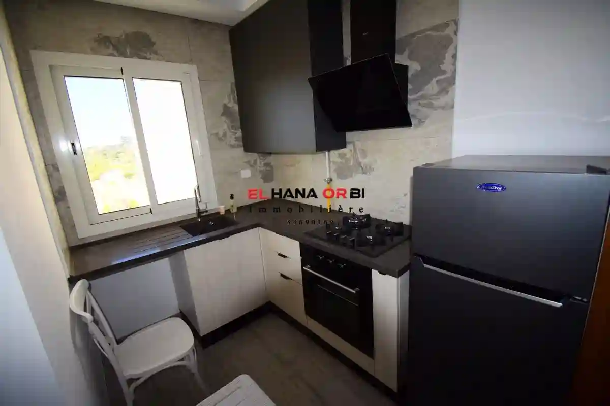 Appartement s+1 Avec Piscine a Louer en Plein Zone Touristique ma - Vue 5