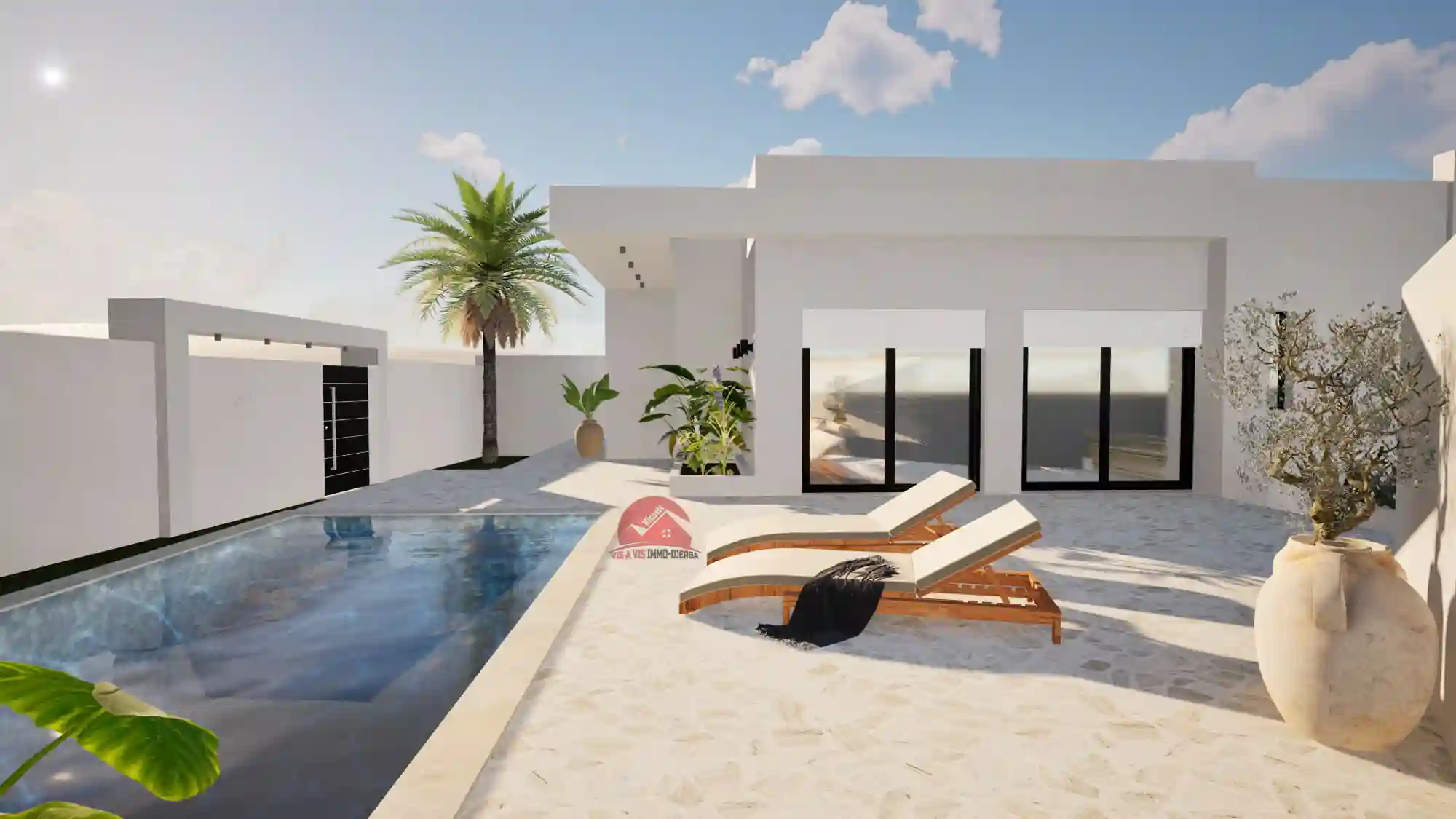 Projet de Villa clé en Main à Houmt Souk Djerba zu p 742 - Vue 2