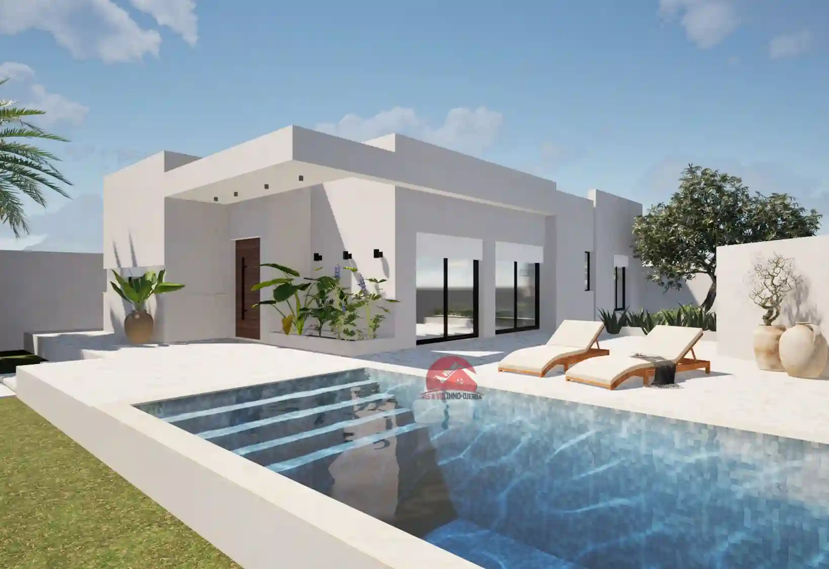 Projet de Villa clé en Main à Houmt Souk Djerba zu p 742 - Vue 3