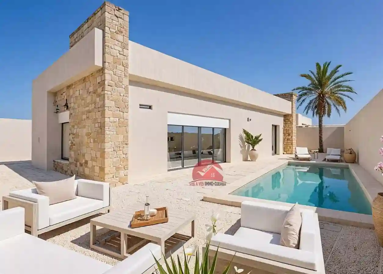 Projet de Villa clé en Main à Houmt Souk Djerba zu P735 - Vue 1