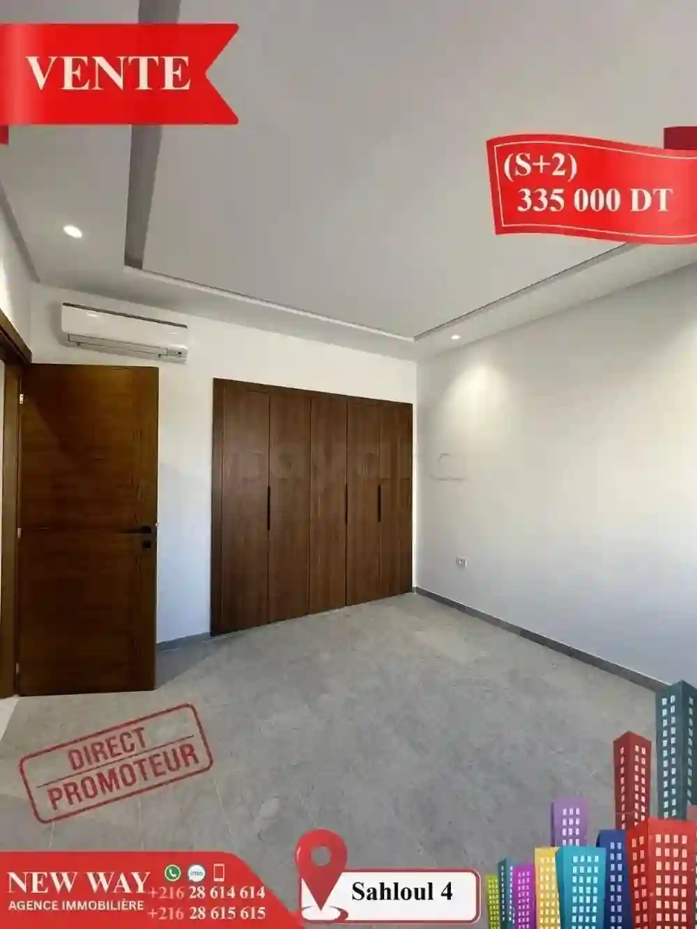 (s+2) Directe Promoteur à Sahloul 4 - Vue 1