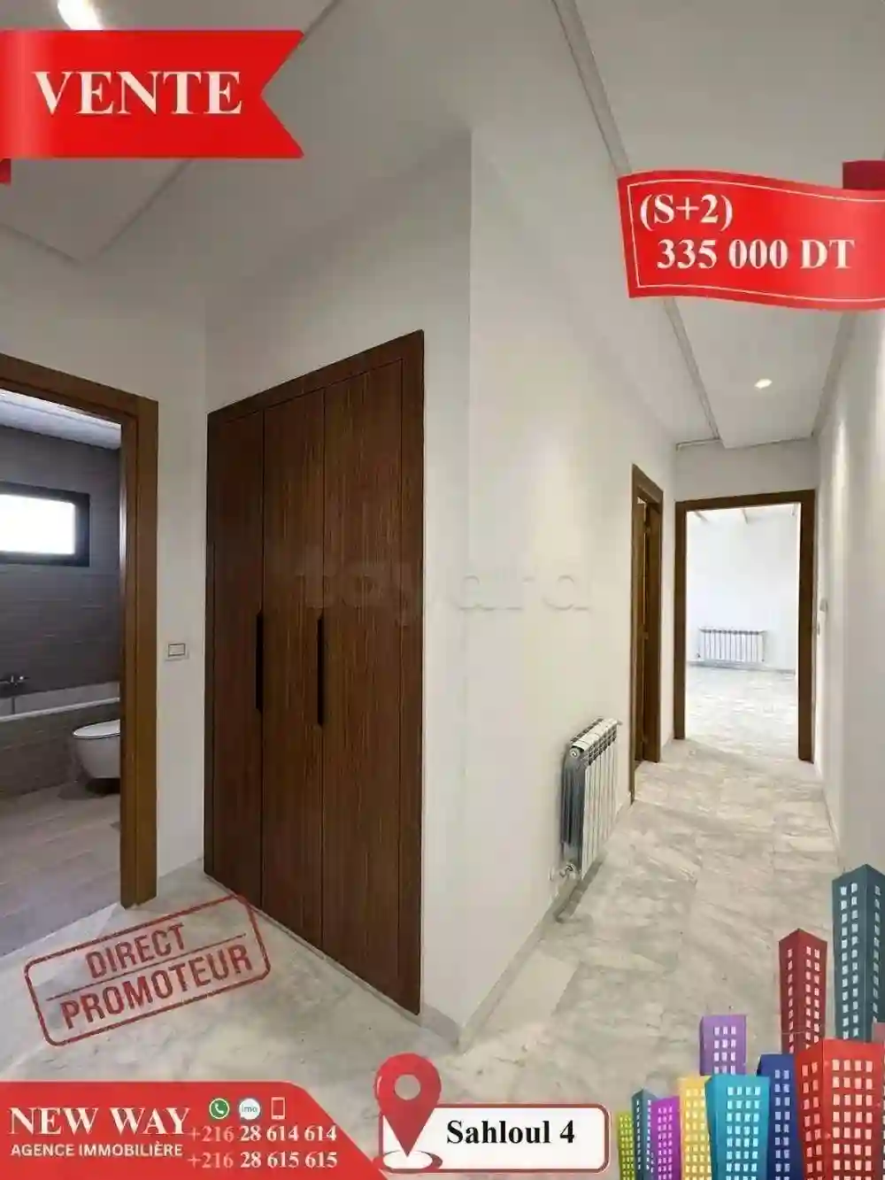 (s+2) Directe Promoteur à Sahloul 4 - Vue 3