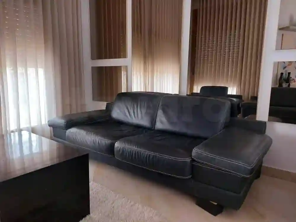 🛋️ Salon en Cuir Noir – Excellent État - Vue 3