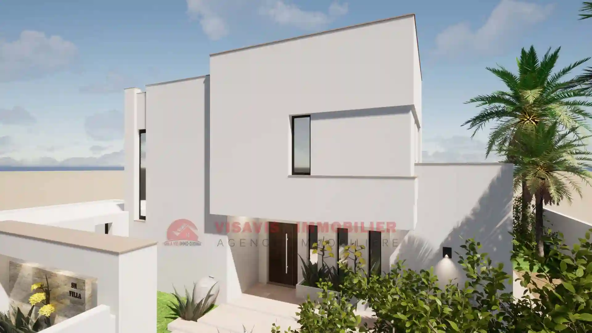 Construire une Villa Avec Piscine à Djerba en Tunisie zu p 695 - Vue 2