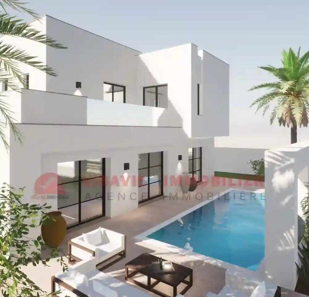 Construire une Villa Avec Piscine à Djerba en Tunisie zu p 695 - Vue 3