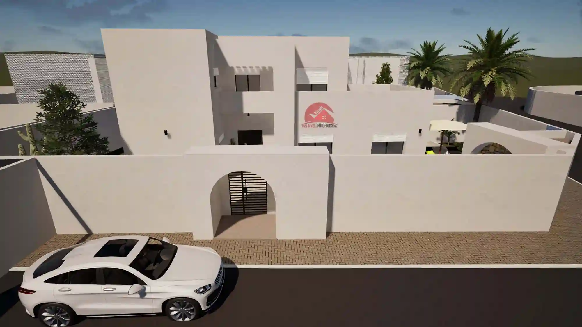 Projet de Villa Avec Piscine à Houmt Souk Djerba zu p 741 - Vue 2