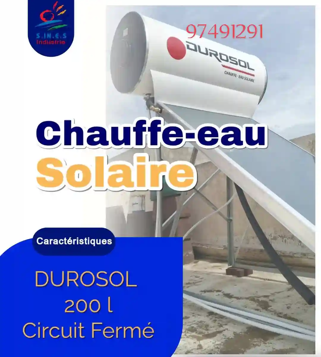 Vent et Entretien Chauffe eau Solaire à Kelibia - Vue 2