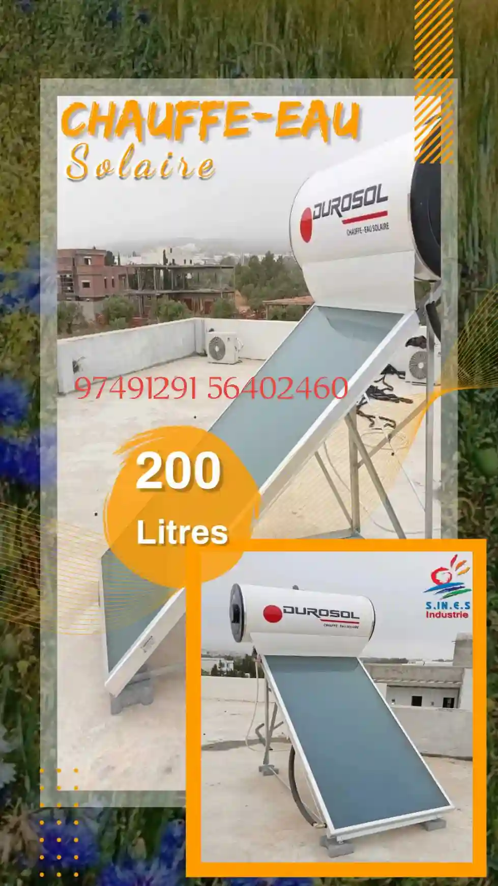 Vent et Entretien Chauffe eau Solaire à Kelibia - Vue 3