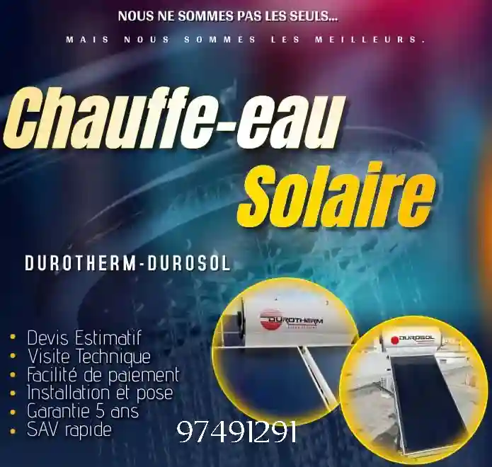 Vent et Entretien Chauffe eau Solaire à Kelibia - Vue 4