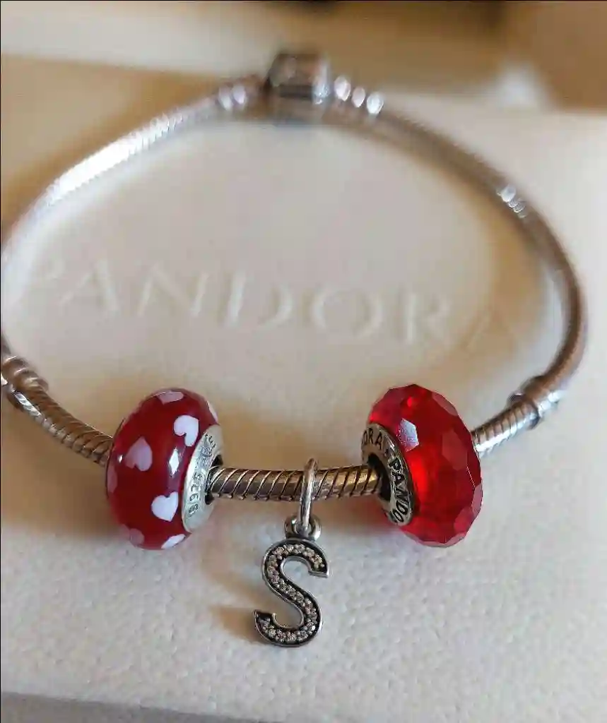 Bracelet Pandora Italy en Argent Massif et Acier Inoxidable - Vue 2