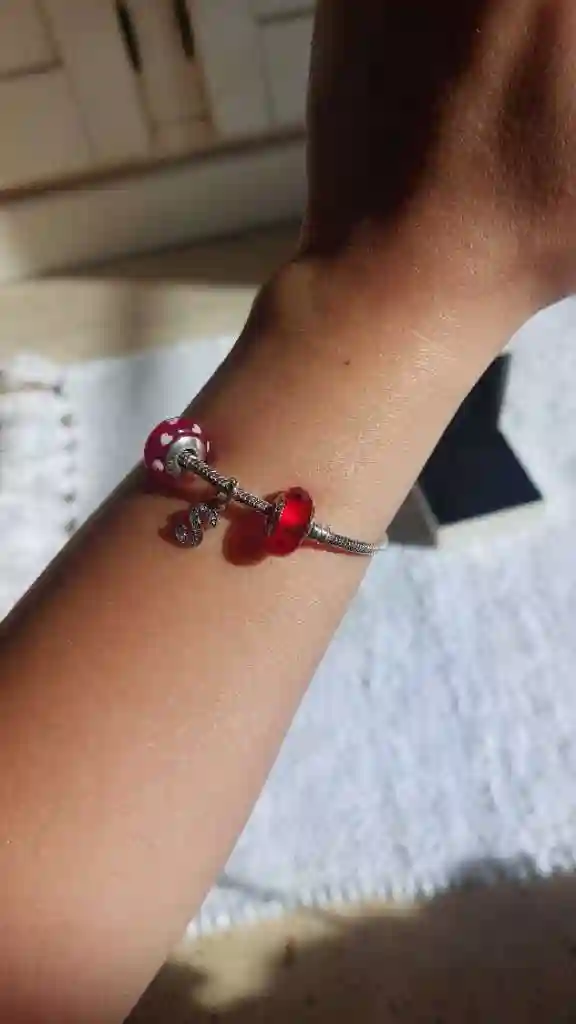 Bracelet Pandora Italy en Argent Massif et Acier Inoxidable - Vue 4