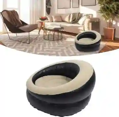 Fauteuil Gonflable Rond - Vue 4