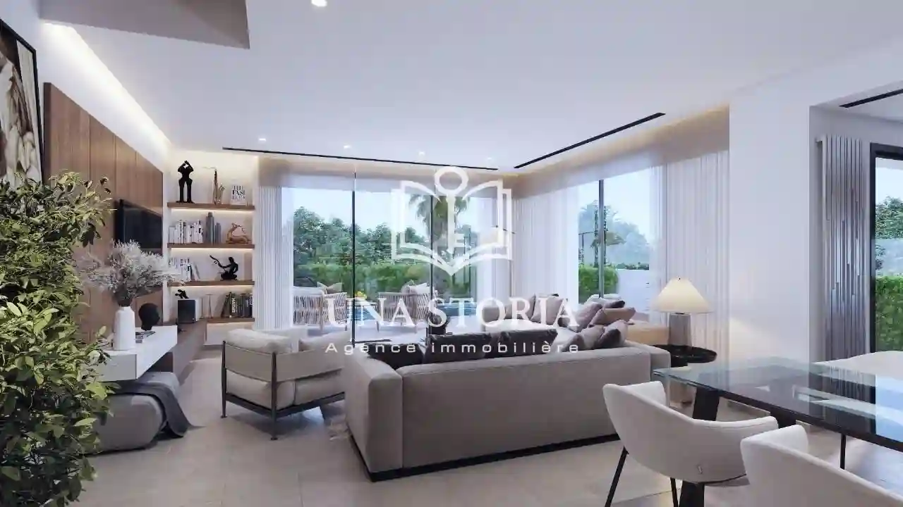 Villa Jumelée s Plus 4 Neuve Jamais Habitée à La Soukra - Vue 3