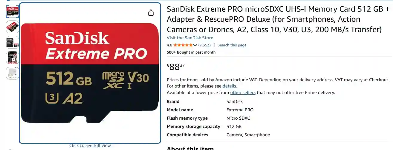 Insta360 x4 en Excellent État Avec Stick 3 Metres à Rades - Vue 3