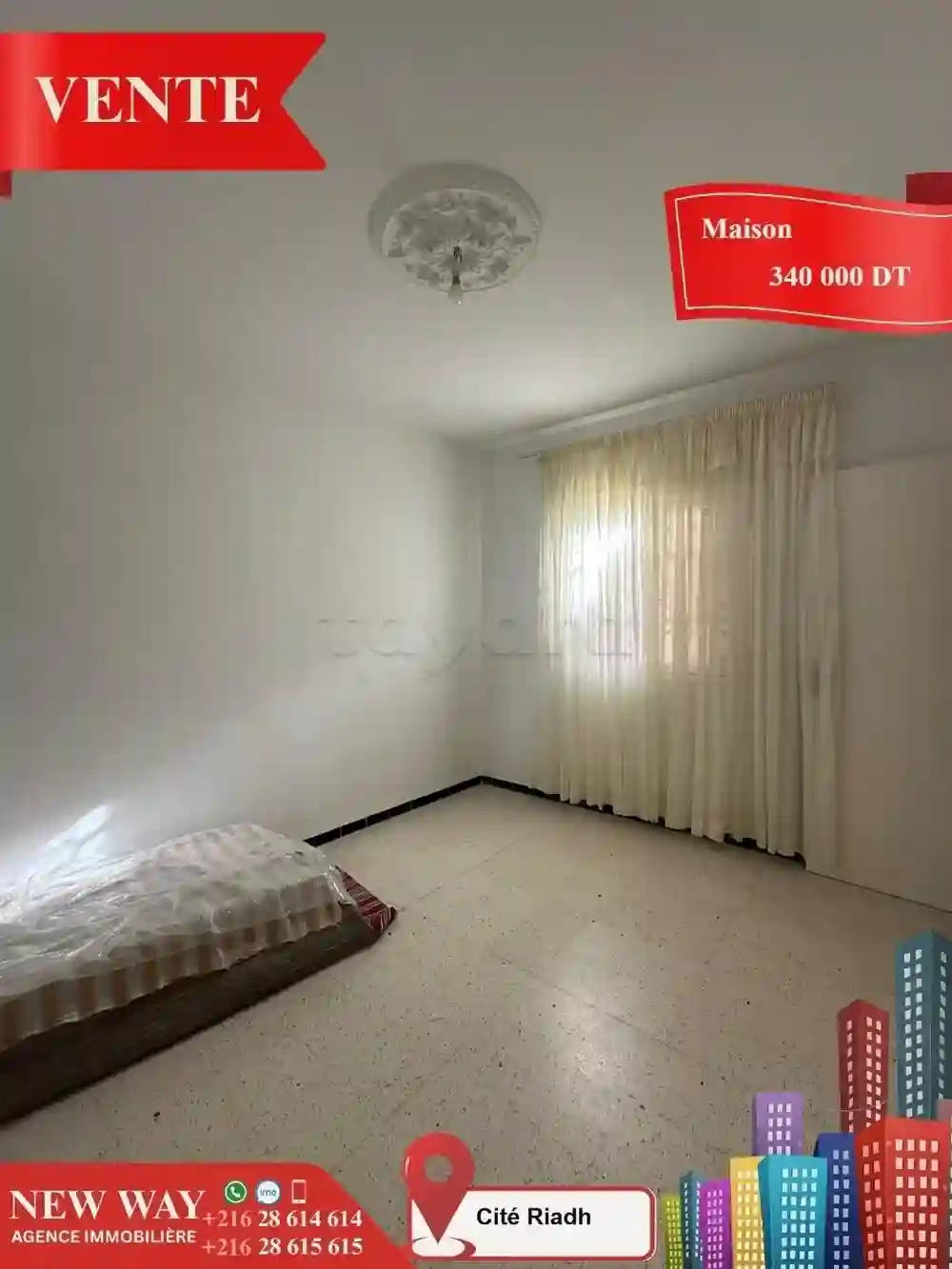 Maison Indépendante (s+4) à Cité Riadh - Vue 4