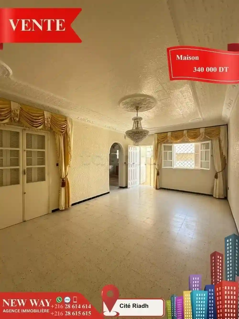 Maison Indépendante (s+4) à Cité Riadh - Vue 6