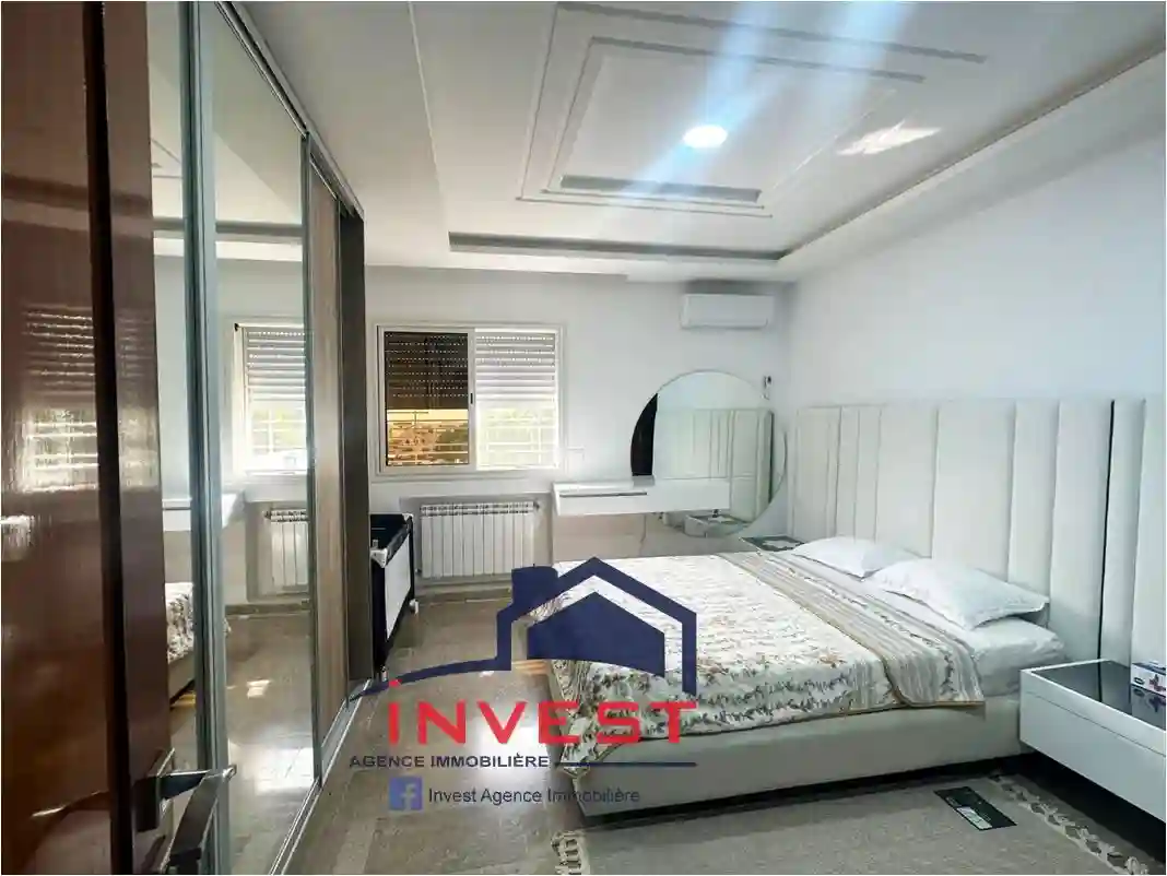 Rez de Jardin Meublé Avec Piscine à Gammarth Supérieur - Vue 2