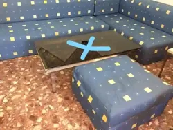 Salon de Coin Plus Deux Pouffes à Carthage