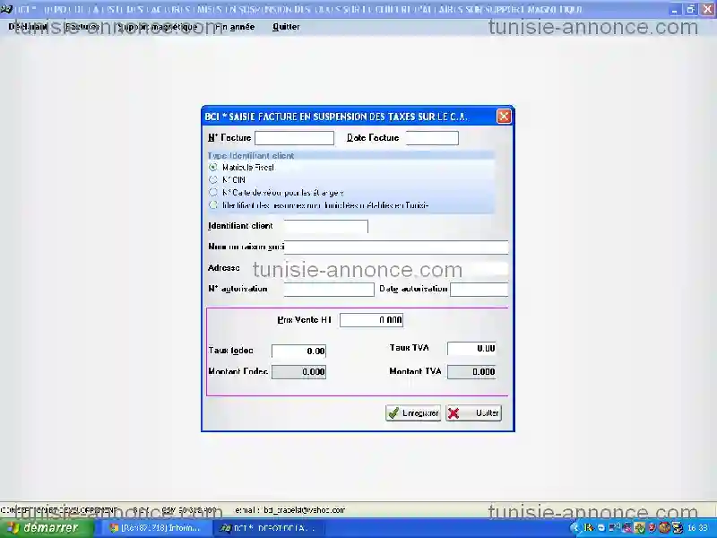 Facture en Suspension tva sur cd à Bab Bhar - Vue 1