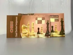 Jeu D'échecs Pliant en Bois
